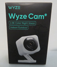 Wyze Cam v4 2K HD Wi-Fi Smart Home Security Camera Indoor/Outdoor White SEALED