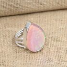 Pink Triplet Opal Gemstone Handmade Jewelry 925 Sterling Silver Ring For Her