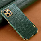 SHOCKPROOF Luxury Crocodile Leather Case For iPhone 15 Pro Max 14 13 12 11 XR 87
