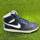 Nike Big Nike High Mens Size 9.5 Navy Blue Athletic Shoes Sneakers 336608-410