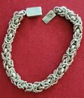 Taxco intricate rope bracelet tv-53 925 mexico bracelet L@@K!!! Sterling silver