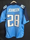 Chris Johnson Signed Autographed Tennessee Titans Custom Jersey (JSA & PIA)
