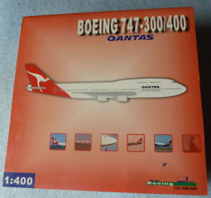 Blue Box  Qantas  747-300/400  VH-OJL   1:400  Spirite of Australia