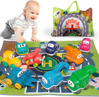9 PCS Baby Truck Car Toys with Playmat/Storage Bag|1St Birthday Gifts for Toddle
