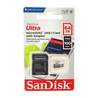 SanDisk Ultra Micro SD 64 GB Class 10 SDXC Memory card for mobile 100MB/s