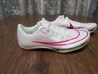 Nike Air Zoom Maxfly Sprint Spikes Sail Fierce Pink DH5359-100 Men's Size 9 NEW