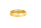 14k Yellow Gold Shiny Band Comfort Available 3mm, 4mm, 5mm