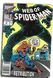 Web of Spiderman Copper Age June 1988 #39. Retribution