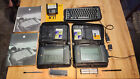 Apple Newton  2000 & 2001 (TWO!) Message Pads 8 meg Cards Modem Keyboard Cases