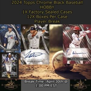 Tyler Soderstrom 2024 Topps Chrome Black Baseball Hobby 1X Case Player BREAK #13
