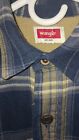 Wrangler Shirt Mens S  Plaid Flannel Sherpa Lined Button Up Jacket Shacket