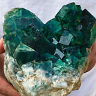 6.6lb Natural Green cubic Fluorite Crystal Cluster mineral sample healing