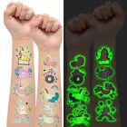 50 Sheets Kids Temporary Glow In The Dark Tattoos for Party Favors Baby Shower