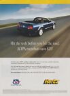 2009 Hertz Car Rental Rent A Car - Ford Mustang GT Hit The Road - Print Ad Photo