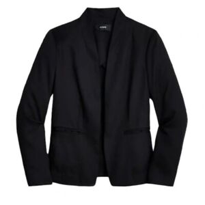 J. Crew Going-out blazer in Gramercy twill Size 8 Black