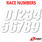 ONE INDUSTRIES MOTOCROSS RACE BIKE NUMBERS SX STYLE WHITE 4
