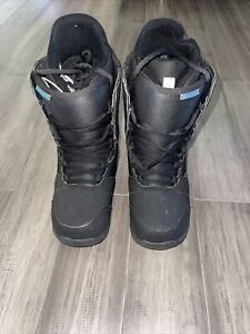 Burton Invader Black Snowboard Boots Men's Size 8