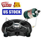 Portable Single Burner Propane Gas Camping Stove 7,500 BTU Outdoor Cooking New
