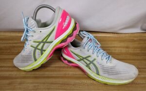 Asics GEL-Kayano 27 Lite-Show 1012A761-100 Women Running Shoes White pink size 9
