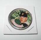1964 Topps Baseball Coin Pin #27 Bill Mazeroski Pittsburgh Pirates Excellent
