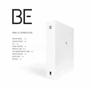 BTS BE (Deluxe Edition) CD / Poster Photocard Box Set K-Pop - Very Good