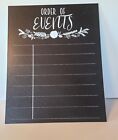 ORDER OF EVENTS- Wedding Sign