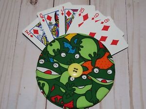 Handmade Fabric Playing Card Holders