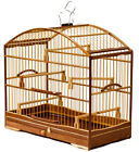 Small Wooden Birdcage # 3 With Water Drinker and Cover