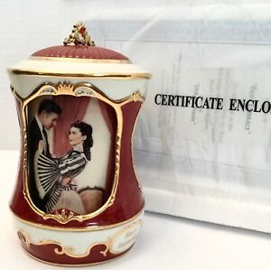 Vintage Ardleigh Elliott Gone With the Wind Rotating Music Box - 