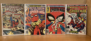Bronze Lot of 4 Amazing Spiderman 152, Peter Parker 29, 52, Marvel Tales 126