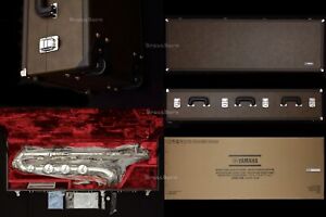 Yamaha YBS-82S Custom baritone saxophone, upgraded silver-plated YBS-62
