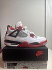 Size 13 - Jordan 4 Retro Fire Red WORN ONCE with Original Box