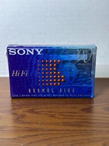 Sony 90 Minute Hi Fi Normal Bias Blank Audio Cassette Tape New Sealed