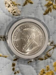 2021 South Africa 1 oz 999 Fine Silver Krugerrand Coin BU - IN STOCK