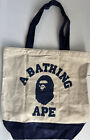 BAPE Backpack A Bathing Ape(R) Logo Print Tote bag College Canbus Eco Bag
