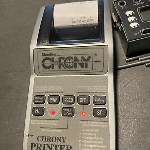 New ListingShooting Chrony Chronograph W/ Printer Tested Works