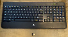 Logitech K800 Rechargeable Illuminated Keyboard with Dongle No Cable (Tested)