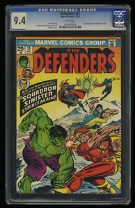 Defenders #13 CGC NM 9.4 White Pages 1st Appearance Nebulon! Marvel 1974