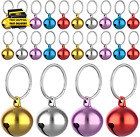 Pet Bells for Dog Cat Collar, Pet Pendant Accessories Stainless Steel, 24 Sets o