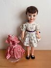 1950’s Doll: Linda Williams 14” Plastic, Vintage TV Star, Nice Dress, TLC Hair