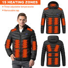 Men Women Thermal Heating Coat Heated Coat Winter Body Warm Electric USB Jacket