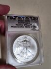 2008 AMERICAN SILVER EAGLE--PERFECT ANACS MS70 -CRISPY 1ST DAY OF ISSUE
