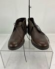 To Boot New York Brown Pebbled Leather Chukka Boots 13 Italy