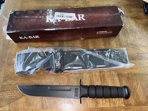 Ka-Bar Short Black Straight Edge Knife