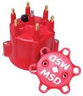Fits Chevy MSD 6 Cylinder HEI Distributor Cap w/Retainer Ignition Distributor Ca