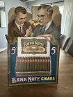Vintage 1920’s Bank Note 5 Cent Cigar Tobacco Cardboard 3D Sign w Easel Stand