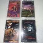 4 Cassette Lot Of Megadeth / Not Sealed All Very Good Or Better
