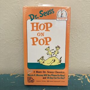 VTG Dr. Seuss Hop On Pop Plus 2 More Dr Seuss Classics VHS 1989 Random House