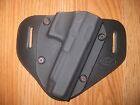 OWB Kydex/Leather Hybrid Holster with adjustable retention for Glock