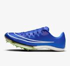 New Nike Air Zoom Maxfly Racer Blue Track Spikes Max Fly Mens Sz 7 Wmns Sz 8.5